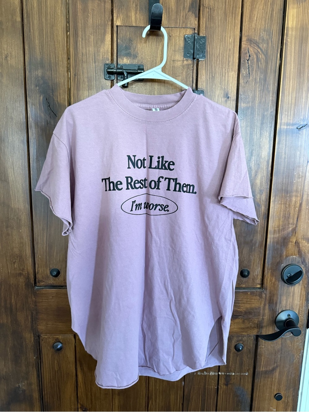 Graphic Tee "Not Like The Rest of Them" Pink